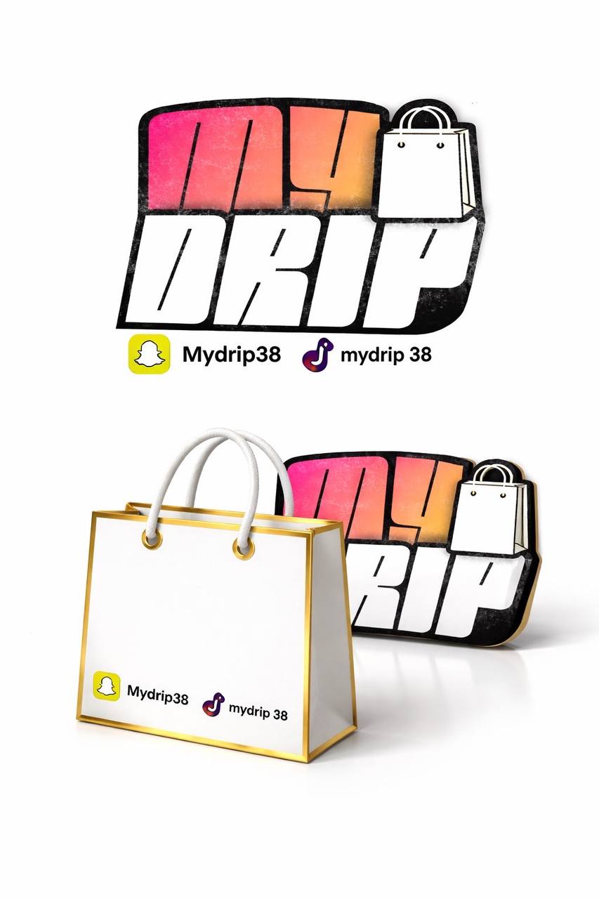 Logo Mydrip avec sac shopping